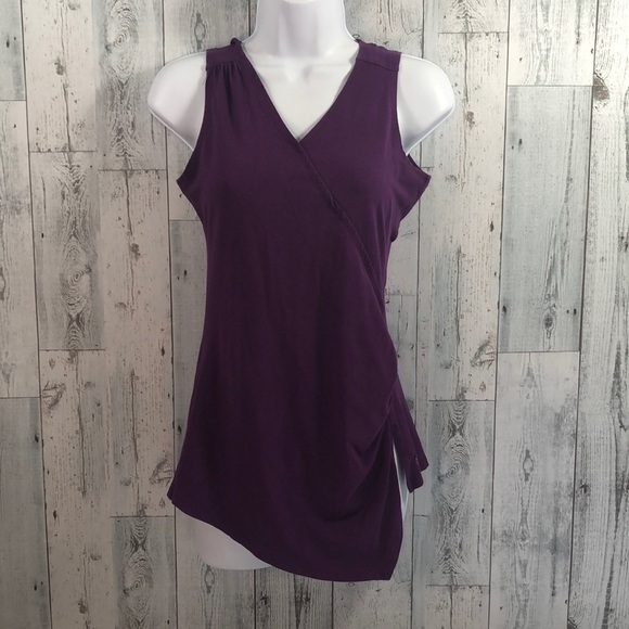 GAIAM Tops - Gaiam Divine Faux Wrap Yoga Tank Extra Small